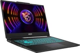 MSI Cyborg A13VE Gaming Laptop Intel Core i7-13620H 16GB RAM 512GB SSD NVIDIA GeForce RTX4050 6GB 15.6? FHD 144Hz IPS Display Blue Backlit English Keyboard Win 11 Home Black Color